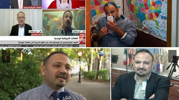 بائع سندويشات.. محلل سياسي على الفضائيات