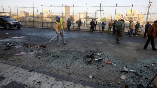 مقتل 26 شخصاً بهجوم انتحاري مزدوج وسط بغداد