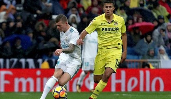 فياريـال يباغت ريـال مدريد ويتفوق عليه بهدف نظيف