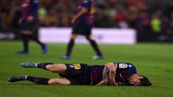 برشلونة يقلل من خطر غياب ميسي