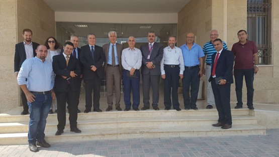 بنك فلسطين يزور منطقة أريحا الصناعية الزراعية