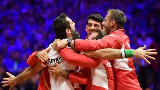 كرواتيا تتوج بكأس ديفيز للتنس