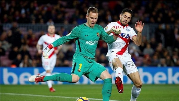 حارس برشلونة: تجاوزنا أزمة رحيل نيمار