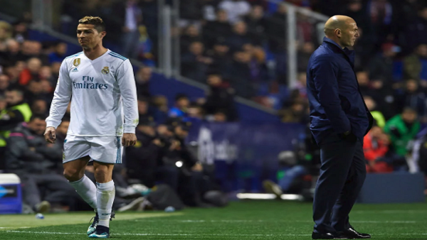 رونالدو استبدل مع ريـال مدريد 36 مرة