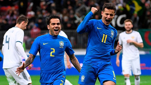 البرازيل تنتصر على روسيا ودياً