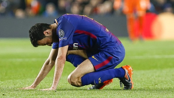 برشلونة يكشف عن مدة غياب بوسكيتس للإصابة