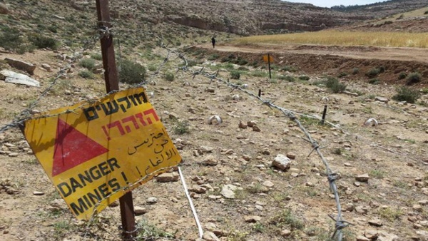 اسرائيل تزيل ألغام من مواقع مسيحية عند حدود الاردن