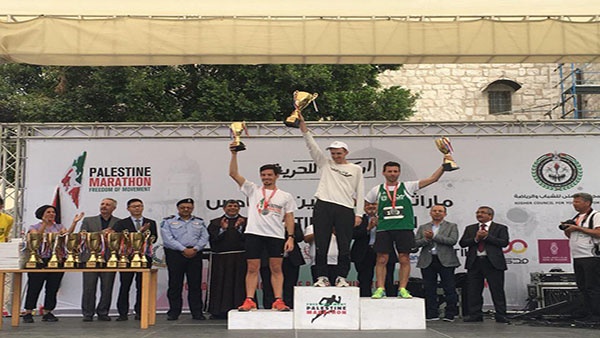 الأوكراني فلاديغور يحقق المركز الأول بماراثون فلسطين السادس