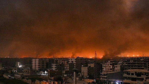 قتلى وجرحى بقصف قواعد عسكرية بحلب وحماة