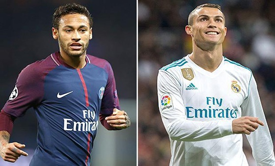 رونالدو يختار المزح للرد على أنباء قدوم نيمار لمدريد