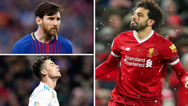 صلاح يرفض مقارنته مع ميسي ورونالدو