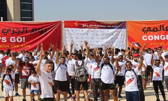 فلسطين تسجل حضورها في يوم الجري العالمي