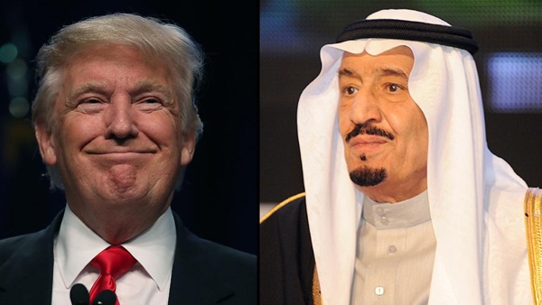 سلمان وترمب يبحثان استقرار أسعار النفط