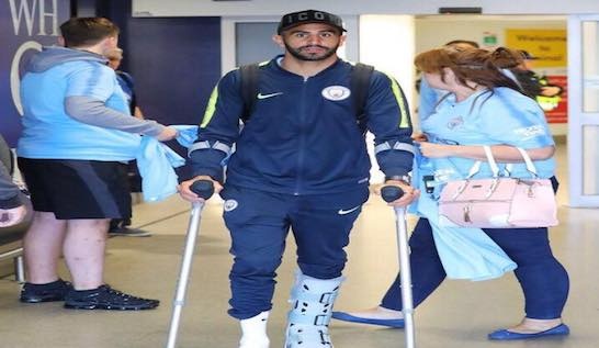 محرز يشكر الجماهير على رسائل الدعم