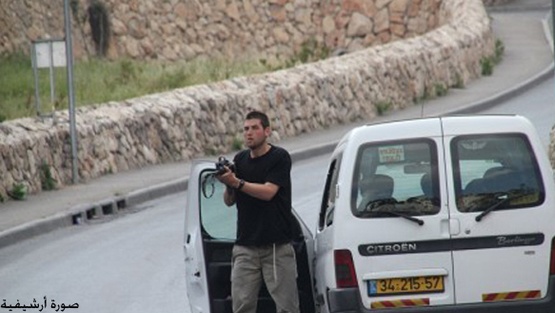 مستوطنة تدهس مواطنين شرق قلقيلية