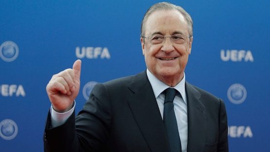 هزيمة توتنهام من برشلونة تفرح رئيس ريـال مدريد