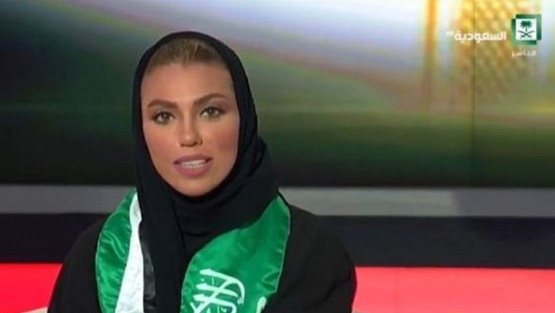 لأول مرة.. مذيعة أخبار على شاشة التلفزيون السعودي الرسمي