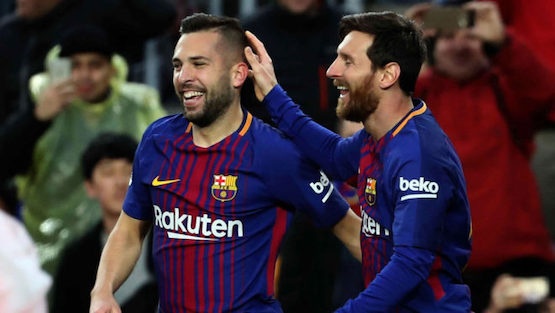 ألبا يتهكم من مقارنة ميسي بلاعب ريـال مدريد الصاعد