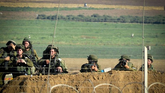إصابة ضابط إسرائيلي على حدود غزة