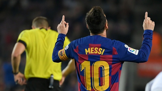 ميسي يعيد برشلونة لريادة ترتيب الليجا