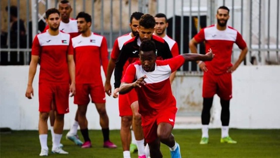 اليوم مباراة فلسطين والسعودية على استاد فيصل الحسيني