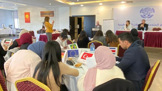 الدبلوماسية العامة تختتم برنامج الأمم المتحدة الدولي للجامعات الفلسطينية