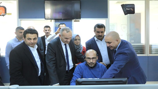 وزير الاتصالات يزور مجموعة شركات صفد