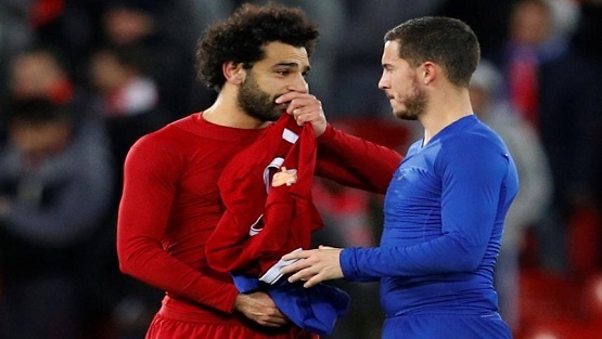 هازارد يحاول التعلم من صلاح