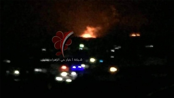 الدفاعات الجوية السورية تتصدى لغارات اسرائيلية على حلب