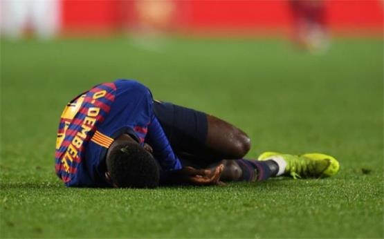 برشلونة يعلن عن تفاصيل اصابة عثمان ديمبلي