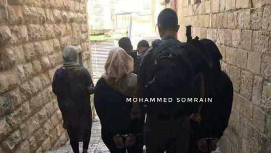 الإفراج عن 7 سيدات اعتقلن من القدس