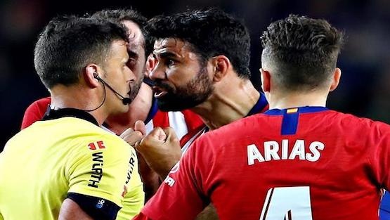الاتحاد الاسباني يصدر عقوبة قاسية بحق كوستا