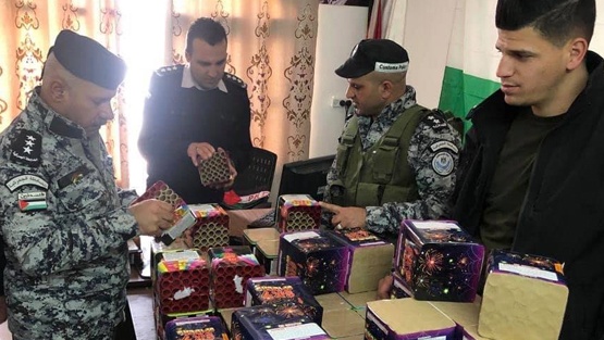 ضبط ألعاب نارية داخل منزل في جنين