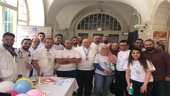 مستشفى المطلع بالقدس يحتفل باليوم العالمي لنظافة الأيدي