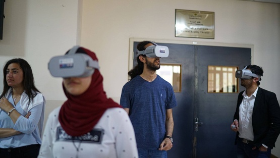 تكنوبارك تعرض تقنيات الواقع الافتراضي والمعزز على طلبة جامعة بيرزيت