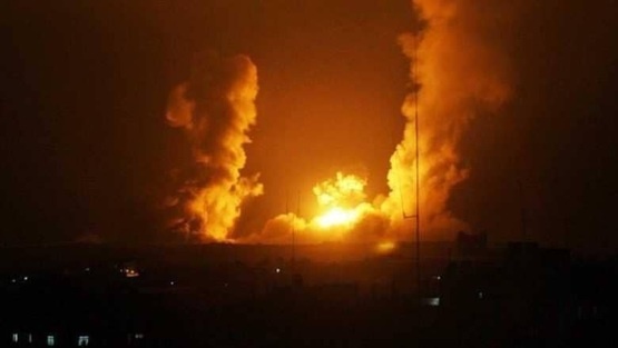 انفجار مستودع ذخيرة للجيش السوري بدمشق