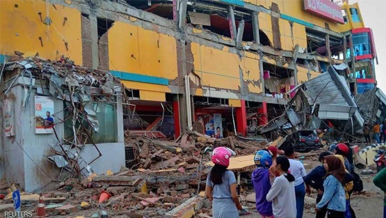 زلزال شدته 7.5 درجة يضرب إندونيسيا