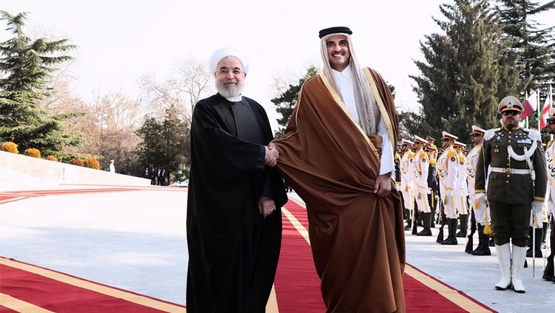 أمير قطر في طهران