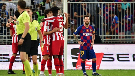 أتلتيكو مدريد يواصل مسيرته الرائعة ويهزم برشلونة