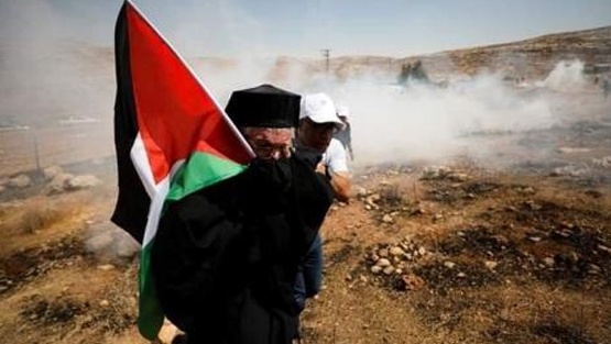 إصابات بقمع الاحتلال مسيرة كفر مالك شرق رام الله