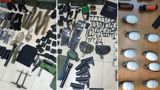 صور: المخابرات العامة تضبط أسلحة ومعمل تصنيع في رام الله