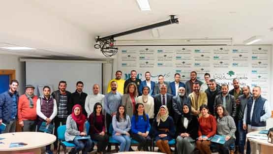 اختتام دورة عمل المكاتب الإعلامية للوزارات في جامعة بيرزيت