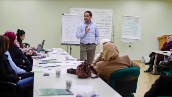 جامعة بيرزيت تعقد برنامجاً تدريبياً للمعلمين في وكالة "أونروا" حول أسس تطبيق لبنات التعلم