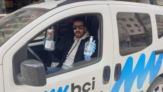 BCI تُطبق الإجراءات الإحترازية والوقائية للحفاظ على سلامة العاملين والمتعاملين وجمهور المستفيدين من خدماتها
