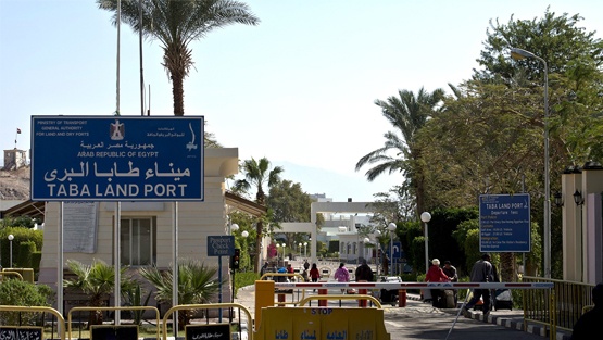 إسرائيل تغلق معبر طابا الحدودي مع مصر بسبب كورونا