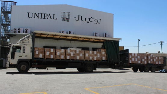 شركة يونيبال تقدم المزيد من الطرود الغذائية وتقوم بتسليم 1000 طرد لمحافظتي نابلس والخليل