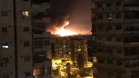 قصف إسرائيلي لمواقع جنوبي دمشق