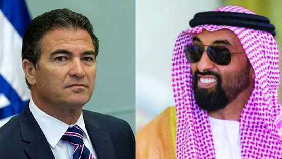 بن زايد يلتقي برئيس الموساد في الإمارات ويشيد بدوره