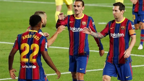 برشلونة يستهل مشواره بالليغا بفوز على فياريـال