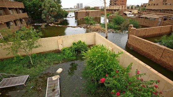 103 قتلى و آلاف المنازل المدمرة بفعل الفيضانات في السودان